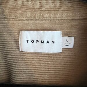 Men’s Roman beige corduroy shirt